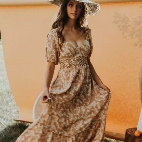 Free People Ellie Printed Maxi Dress - Picture 4 of 8